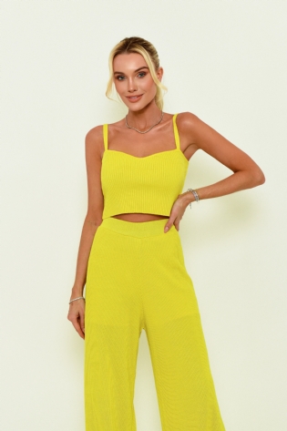 Top Tricot Canelado - Lima