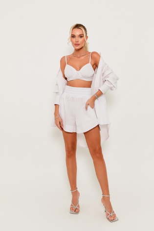 Conjunto Tricoline - Branco