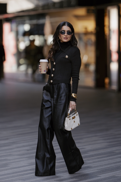 Pantalona Poliuretano - Preta